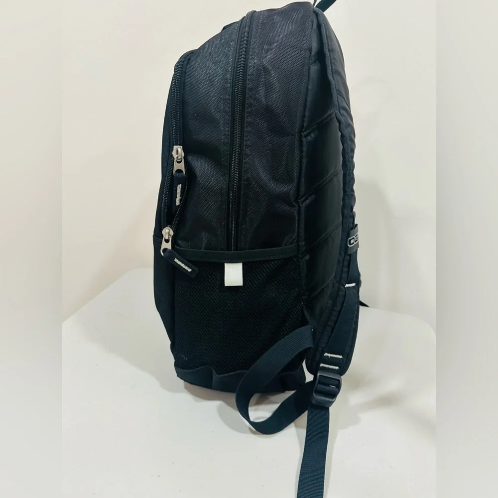 Ogio Carbon-Black Backpack-BF Goodwrich Wide Open Marcetsource  Logo Utility Bag